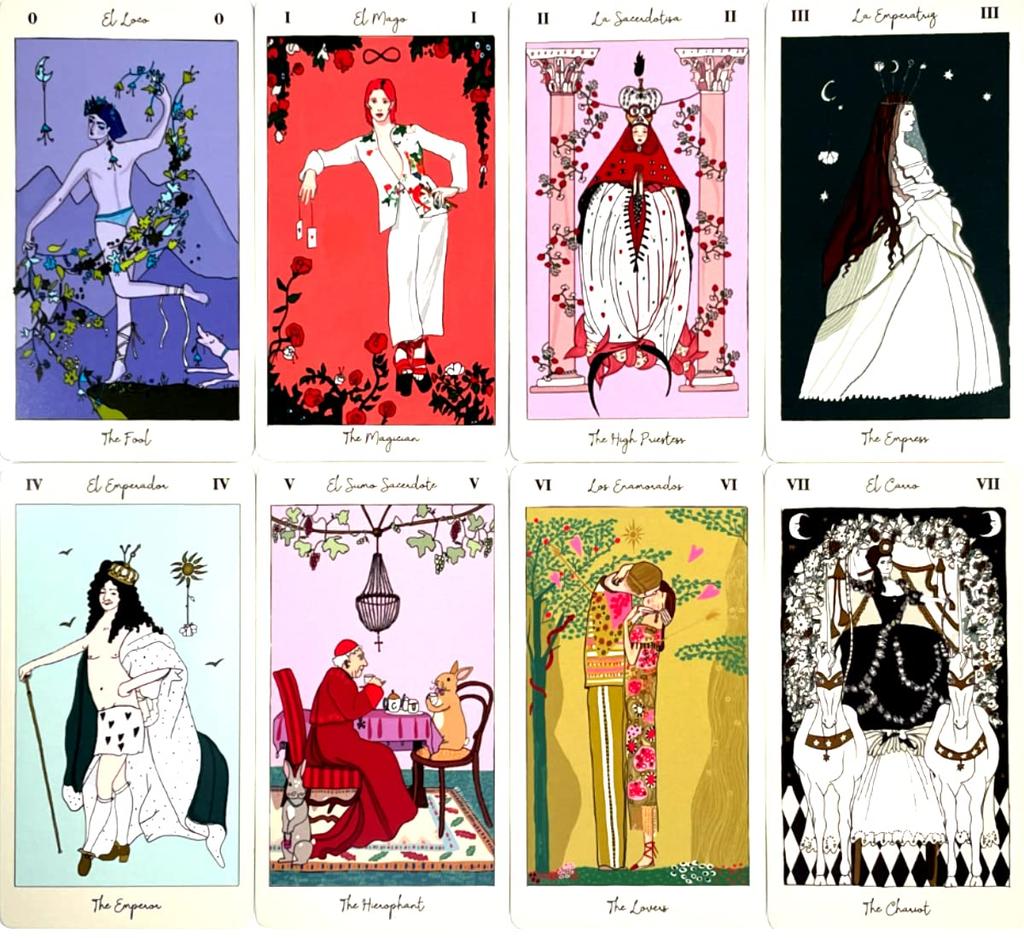 Tarot de Carlotydes deck for tarot includes Japanese instruction authentic product I.I.J 78-card readings, manual,