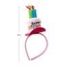 Korean Style Cartoon Birthday Headband Candle Birthday Cake Hairband Hair Accessories Creative Women Hair Hoop Party Supplies