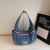 Denim Bag Large Capacity Crossbody Bag Women Tote Bag Commuter Shoulder Bag