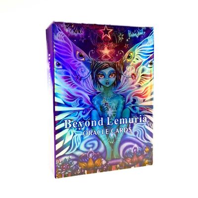 56 ks karet English Oracle Cards for Beyond Lemuria Interactive desk Games Laser Editions 10*7,5cm