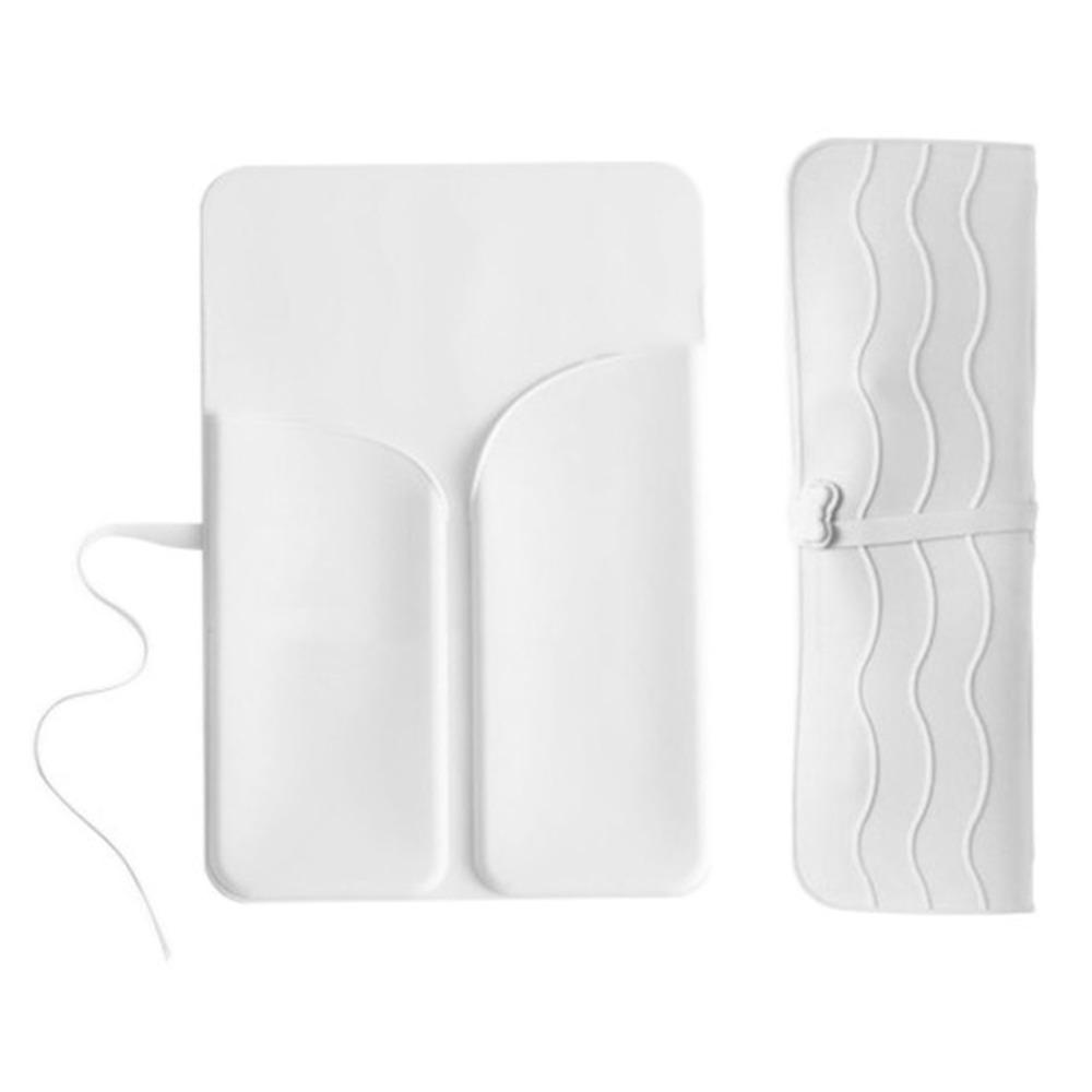 2 In 1 Hair Curler Storage Bag Folding Heat Resistant Mat for Hair Care Tool