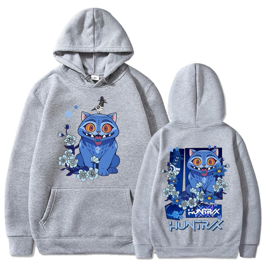 KPop Dämonenjäger Film Tollpatschiger Tiger Film 2025 Hoodies Mode Hip Hop Kapuzenpullover Herren Damen Kleidung Übergroßer Pullover