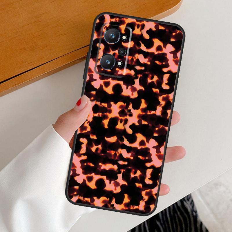 Tortoise Shell Pattern For Realme 15 Pro GT7 GT6 10 11 12 13 14 Pro Plus C67 C63 C61 C55 C51 C53 C35 C75 C65 Case