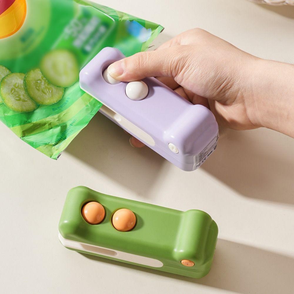 Rechargeable Magnetic Sealing Machine Hand Press Food Sealer Clip Bag  Sealing Clip  Food Storage