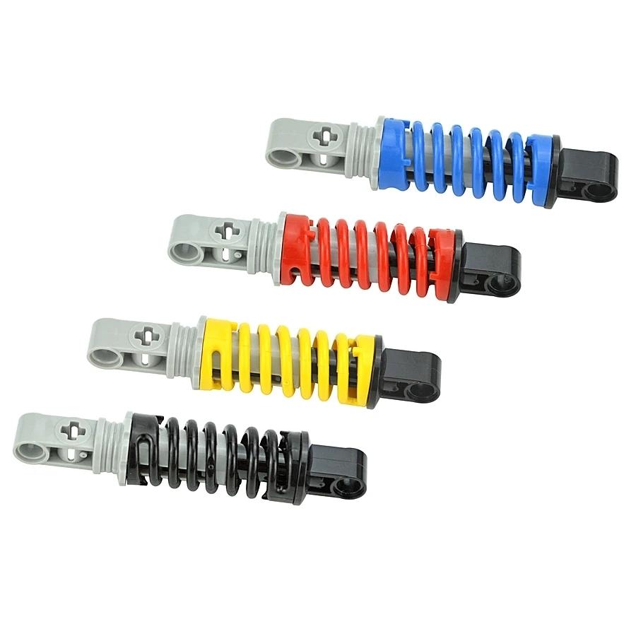 Building Blocks Technical Parts Soft Hard Spring Shock Absorber Compatible Assembles Particles 76138 76537 61903 92693 57515