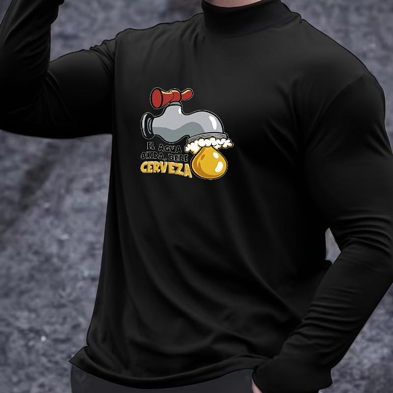 

Men s Crew Neck Long Sleeve Tee, Soft Polyester , Solid Silver Gray, Cozy Lounge Wear XXL чорний