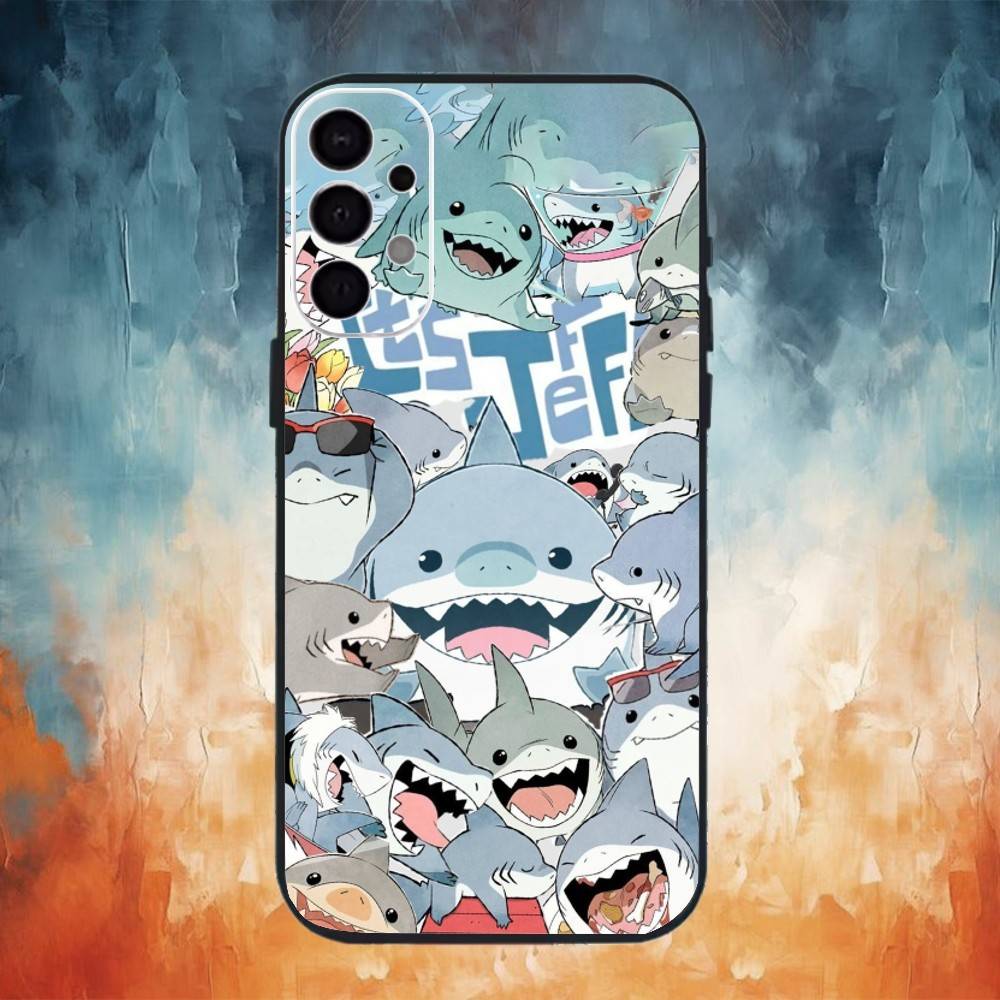 J-Jeff The Land Shark Phone Case For Samsung S25,S24,S21,S22,S23,S30,Ultra,S20,Plus,Fe,Note,10,9,5G Black Cover Samsung S24fe