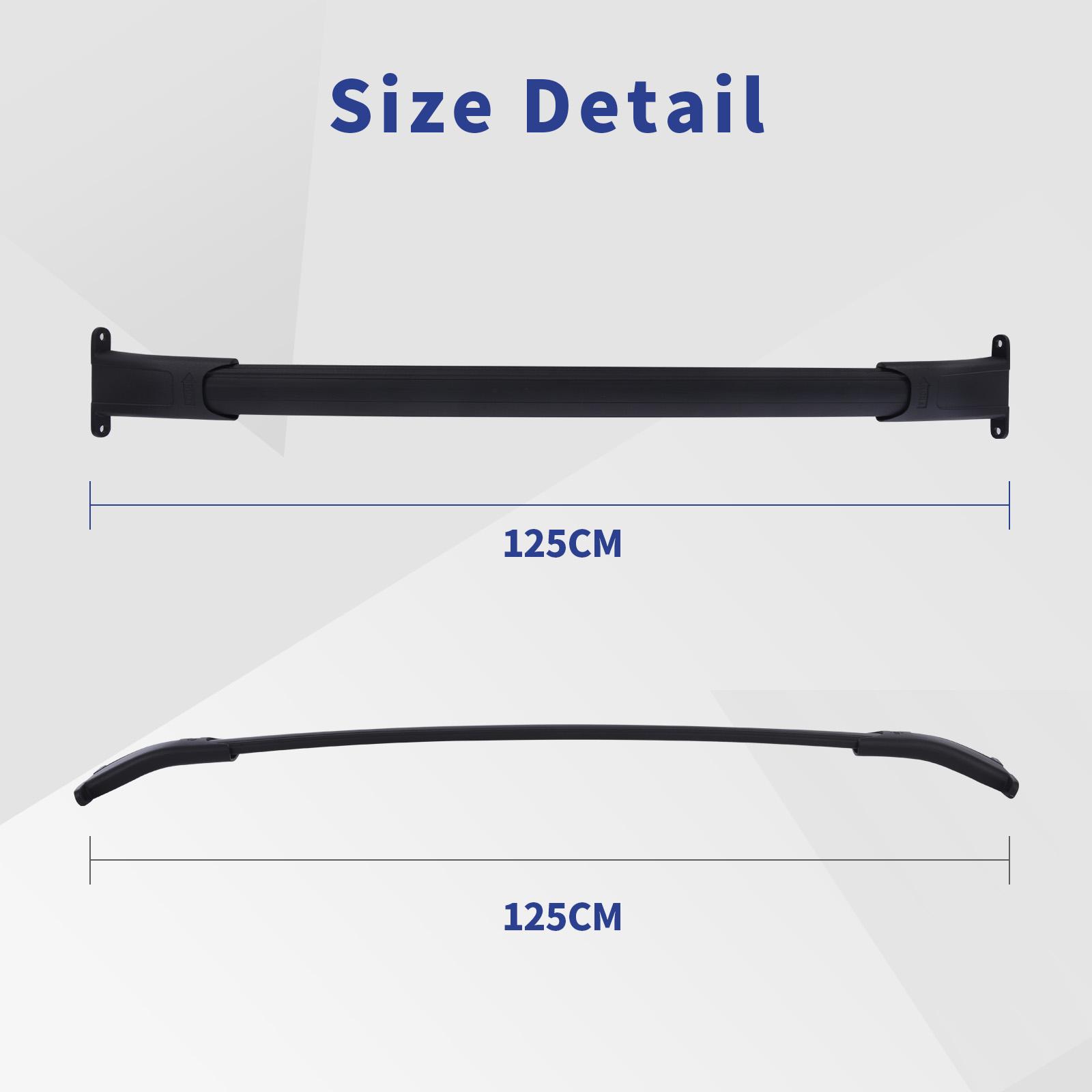 

Багажная поперечина на крышу автомобиля, багажник, поперечины, алюминиевые, сверхпрочные, автомобильные поперечины, багажник, пара чёрный