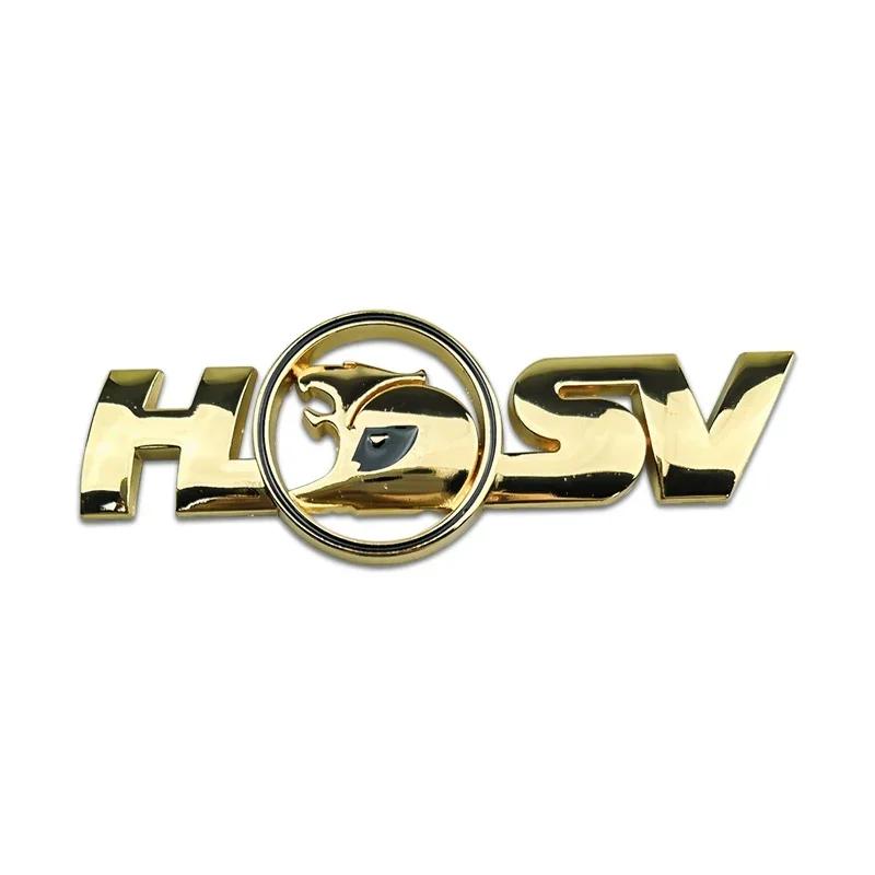 Metal Car Body Sticker for HSV Logo Auto Emblem Front Grille Rear Trunk Decoration