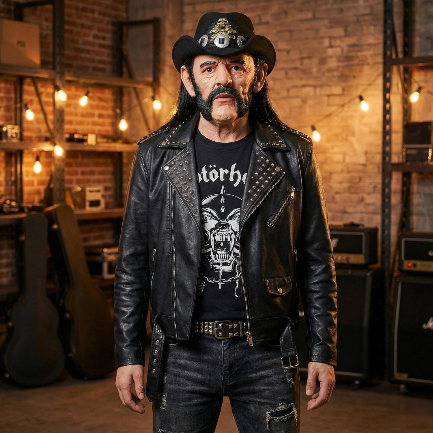 Adult Realistic Rocker Latex Mask –