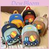 Mochila Infantil Desenho Animado de Carro Com Alças de Ombro Acolchoadas Para Uso Escolar