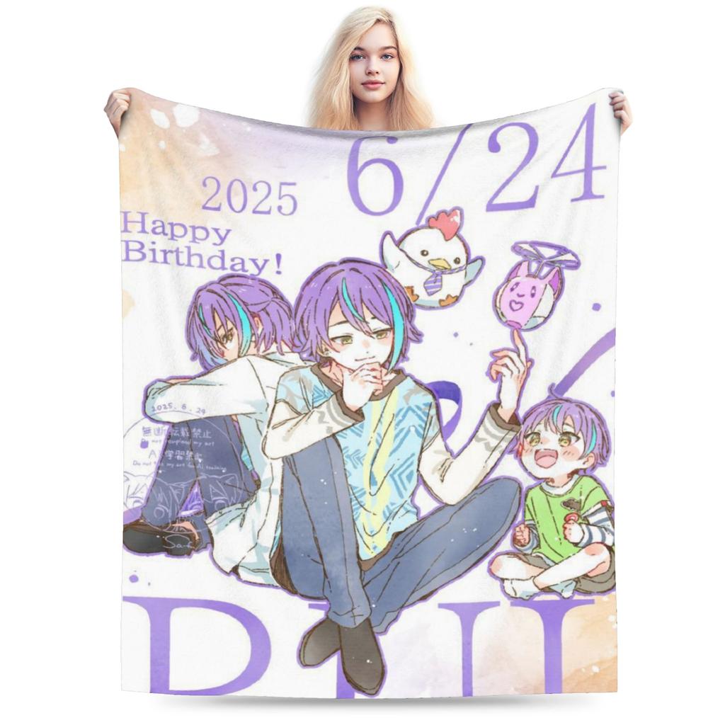 New Rui Kamishiro Blankets Ultra-Soft Fleece Wonderlands x Showtime Comfortable Throw Blanket Machine Washable