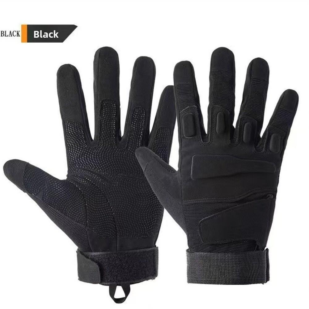 Wear-Resistant Motorcycle Gloves Anti-Slip Full Finger Gloves Retro Mountaineering Gloves  Sports