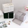 Jewelry Storage Box, High-end Exquisite New Drawer Necklace, Earrings, Multi-layer Large-capacity Earrings, Hand Jewelry Box.