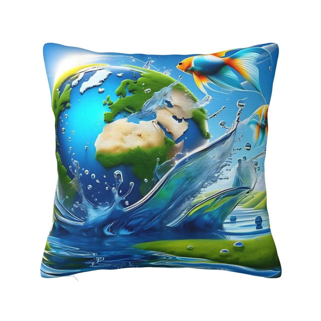 Symphony Dolphins Frutiger Aero Kuddfodral Roligt Kuddfodral Mjukt Anpassat Kuddöverdrag Örngott För Soffa Sovrum Heminredning