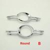 Car Front Bumper Fog Light Lamp Trim Frame Cap Chrome Cover For Mercedes Benz C-Class W204 C200 C230 C260 C280 2007-2011