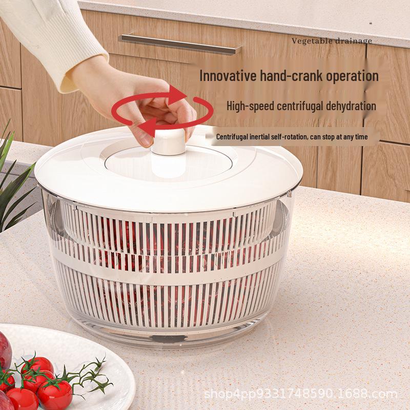 Multifunctional Manual Vegetable Spin Dryer and Washer