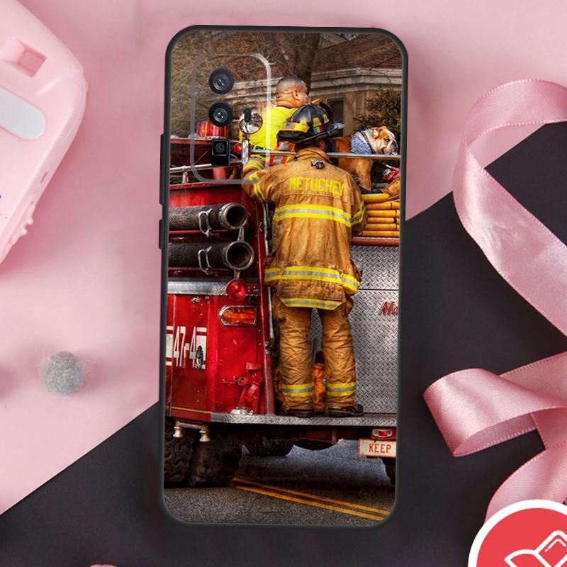 Firefighter Fire Fireman Case For Xiaomi 14 Ultra Mi 15 13 11T 12T 13T 14T Pro POCO X7 Pro X3 X5 X6 F5 F6 F7 Cover