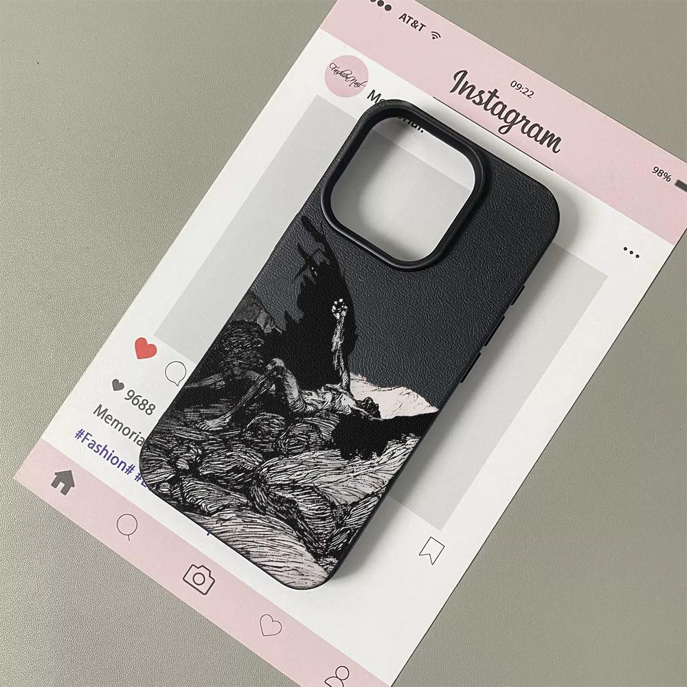 Angel's Wings Phone Case For IPhone 17 16 15 14 13 12 Pro Max 11 16 Plus 17 Air Silicone Shockproof Bumper Cover