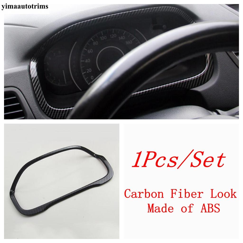 Carbon Fiber Accessories For Honda CRV CR-V 2012 - 2016 Dashboard Air Vent Gear Panel Handle Bowl Head Light Cover Trim Interior
