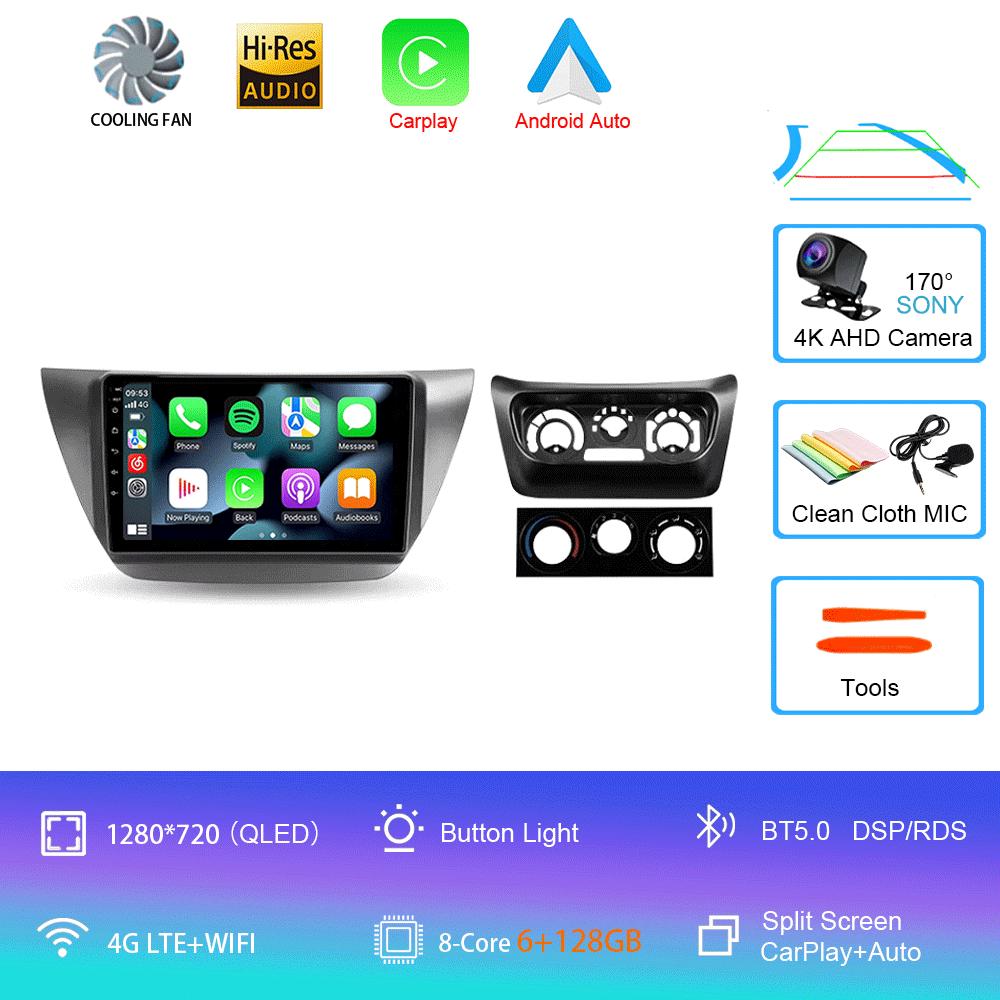 Android 14 Car radio For Mitsubishi Lancer 9 CS 2000 - 2010 Multimedia Video Player Stereo Navigation GPS No 2din 2 din dvd