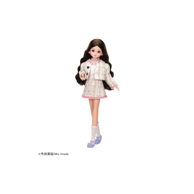 Takara Tomy Licca-chan Doll, Dream Celebrity Mio-chan, Dress-Up Pretend Play Toy, Ages 3 and Up
