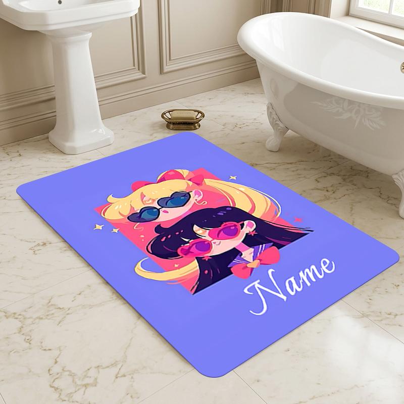 Personalized Name Galaxy Dreamer Living Room Non-Slip Area Rug Soft Carpet for Bedroom Playroom Sofa Office Home Decor Doormat