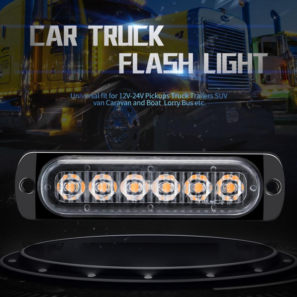 Car Flashlight Rays Buy 6 LED Car Flash Light 12-24V 18W Waterproof Car Truck Emergency ...