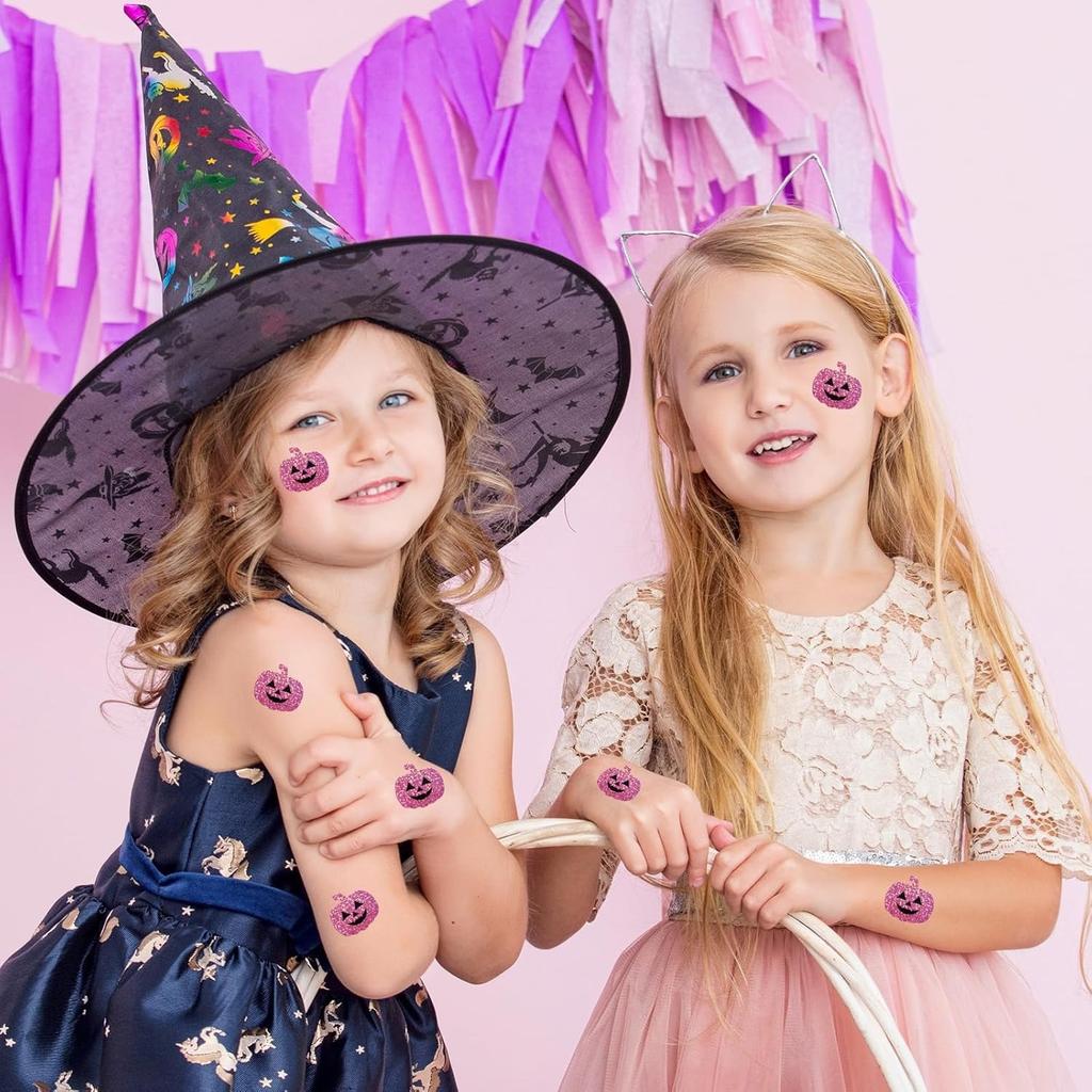Laser Kürbis Aufkleber 500 Stück/Rolle Glitzer Lila Halloween Aufkleber Geschenk Siegel Aufkleber Schreibwaren Aufkleber Umschlag Tagebuch Dekoration
