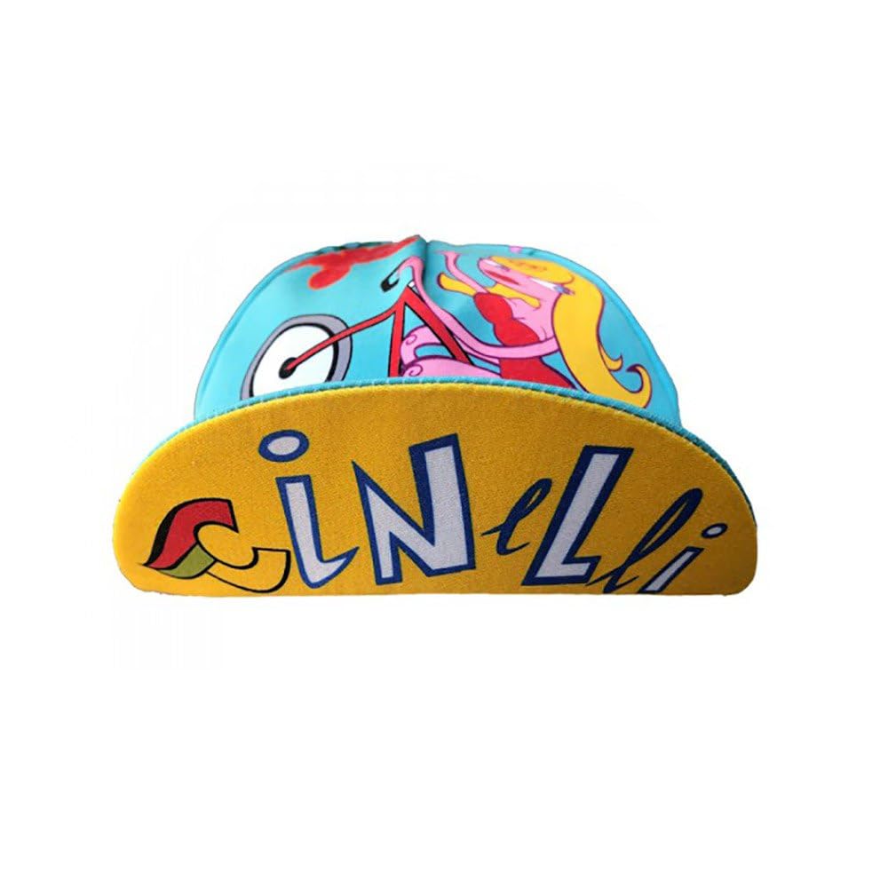 Cinelli MASSIMO GIACON SPRINGTIME CAP Road and Cycling Wear (GICAP1) - Cycling, Bike,