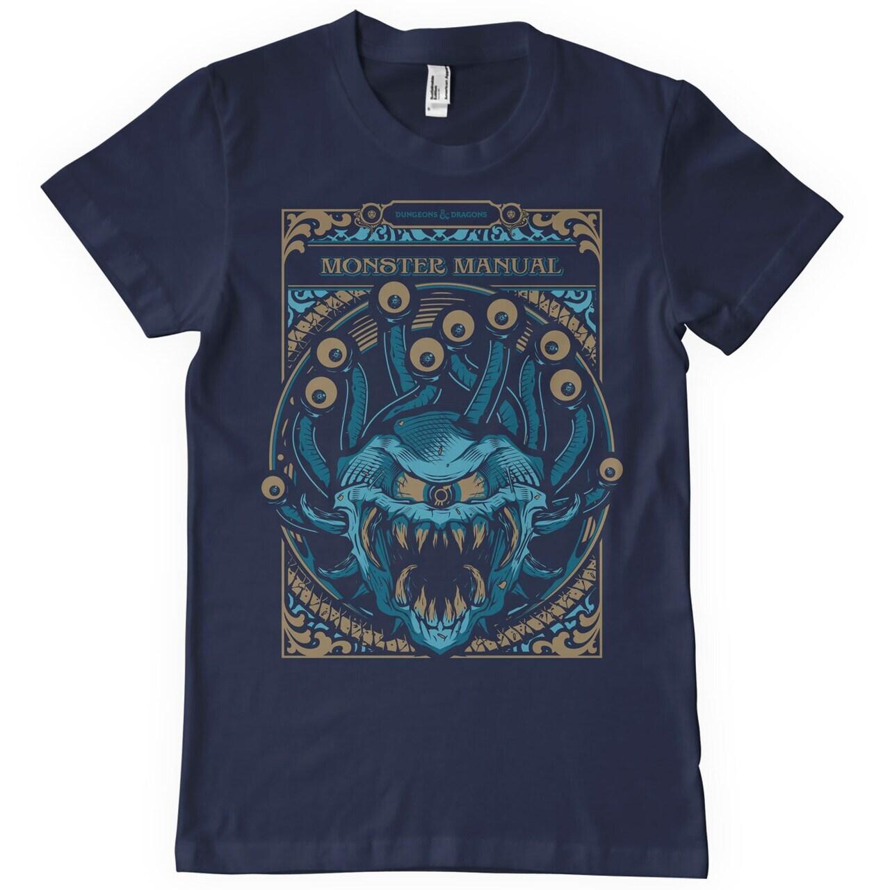 Licensed Dungeons Dragons DUNGEONS Monsters Manual Mens T-Shirt S-5XL Sizes S