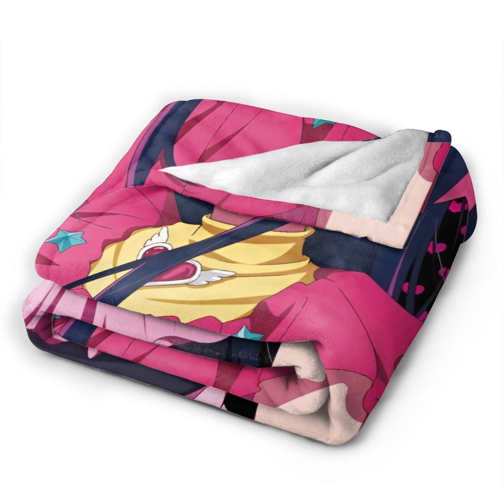 Hoshino Anime Oshi No Ko Blankets Quality Soft Warm  Throw Blanket Winter Students Couch Chair Sofa Bed Print Bedspread