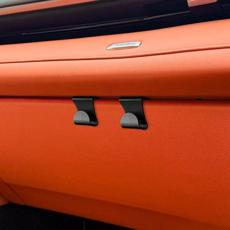 Universal Car Hook for Passenger Side Glove Box - Interior Storage Organizer Black Car Glove Box Hook