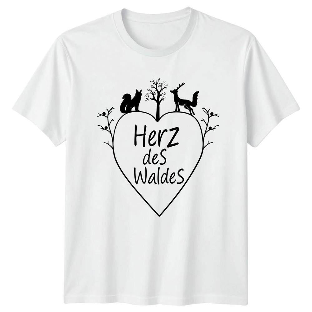 Herz Des Waldes TShirt Woodland Wildlife Nature Birthday Gift For Him And Her S