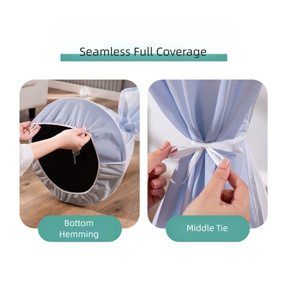 PEVA Floor Fan Cover Waterproof Fan Protective Cover Reuseable Electric Fan Dustproof Cover