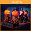 Elektrisches tanzendes Kürbis- und Skelett-Duo Lebhaftes Leuchten Soundeffekte Halloween-Dekoration