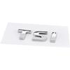3D ABS Chrome Black Logo TSI Emblem Letters Car Trunk Badge For VW TSI Sticker Accessories