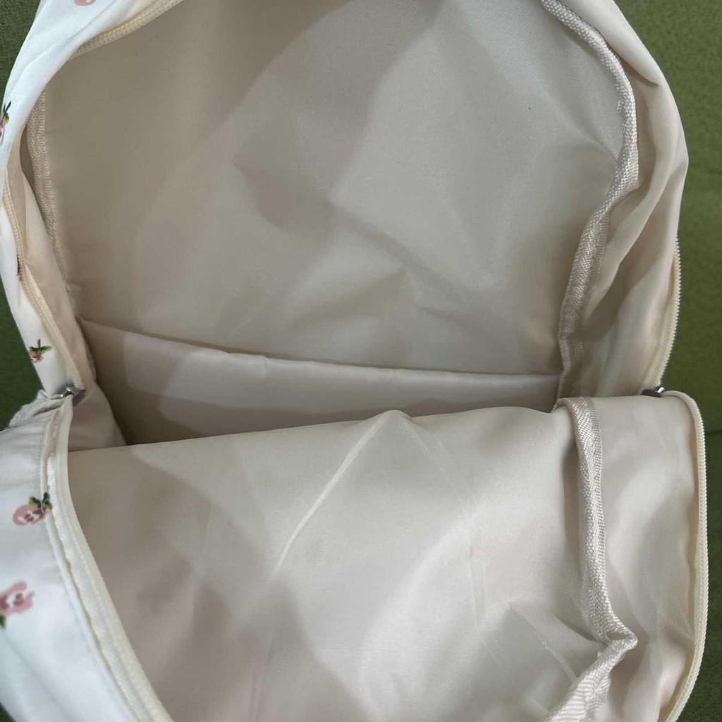 Rucksack im japanischen Stil mit Blumenmuster für Damen - Harajuku-Print, doppelte Schultergurte, koreanische Version, geeignet für Mittelschülerinnen