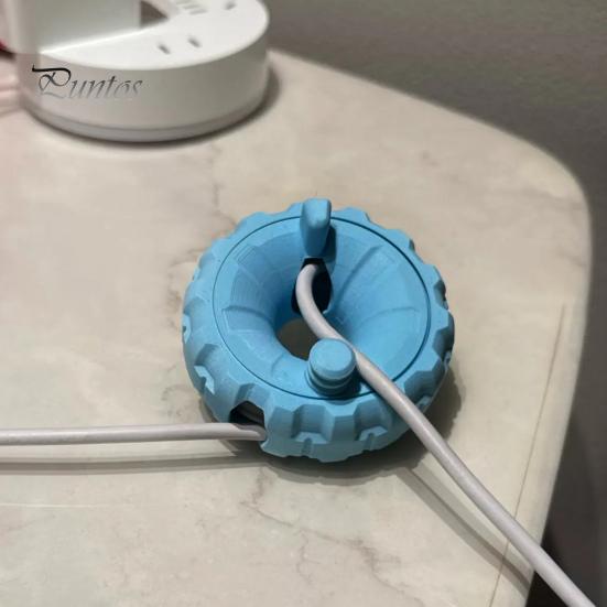 Cord Organizer Donut Shaped Cable Earbud And Charging Electronic Keeper Winder Portable Management for Home Office Travel USB
