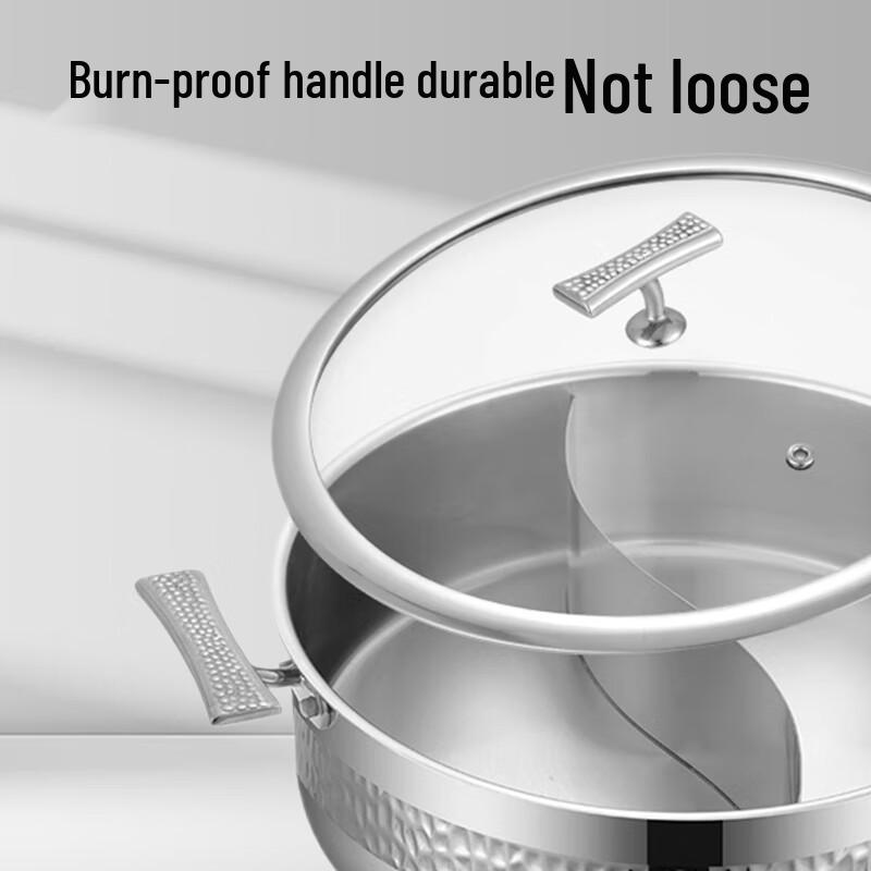 304 Stainless Steel Hammered Mandarin Duck Hot Pot