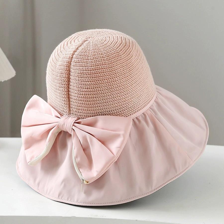 Ladies summer hat oversized good-looking bucket hat summer versatile foreign style sun hat women's sunscreen fashion sun hat