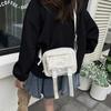 New women's bag New shoulder bag Sweet contrasting messenger bag Nylon cloth tide