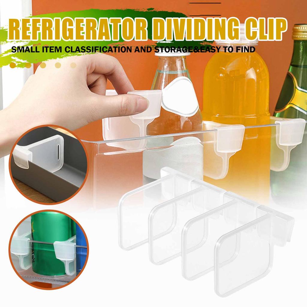 Counts Fridge Drawer Divider, High-Quality Plastic Design For -Fall ,Slide To Adjust For Different Sizes