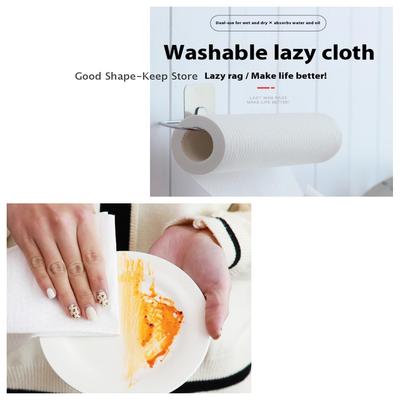 50/100PC Kitchen Thicken Reusable Non-Woven Cleaning Cloths Scouring Kitchen Tissue for Convenient Cleaning and Use