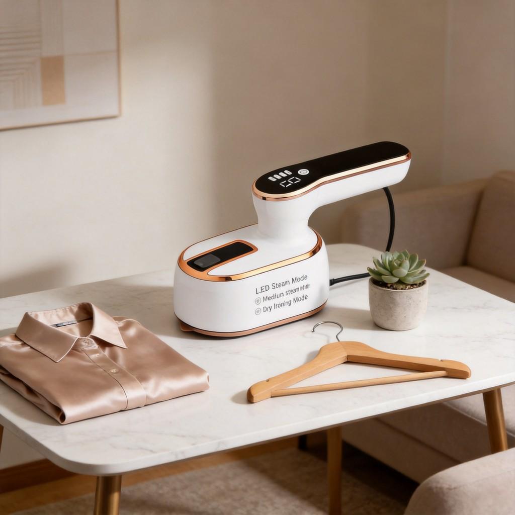 Handdampfer mit Touch-Bedienung für Kleidung und den Home-Office-Gebrauch