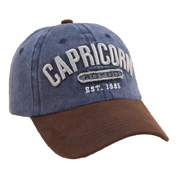 

Woman Men Baseball Caps Embroidery Letter Hat Teenagers Outdoor Eye Catching Hat синій