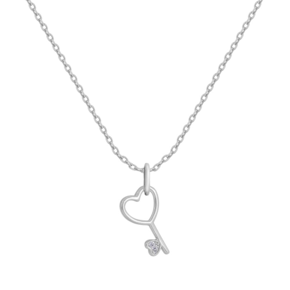 [Handmade/Heart/Key/92.5 Silver] The Key to Your Heart That Opens Love: A 92.5 Silver Necklace