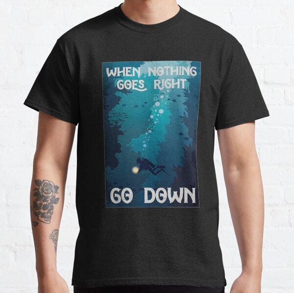 Men Shark Diver Scuba Diving Dive T Shirt Sea Equipment Pure Cotton Clothing  Short Sleeve O Neck Tee Shirt Plus Size TShirt