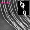 5Pcs Real 925 Silver Women Men Chains Necklace Jewelry Components Making Accessories for Pendant