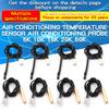 2PCS Air Conditioning Temperature Sensor  5K 10K 15K 20K 25K 50K 100K Conditioner Tube Sensor Rubber Head Copper Head